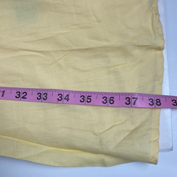 Row A Dress Womens Small Yellow Adjustable Tie Strap NEW NWT - Picture 13 of 13